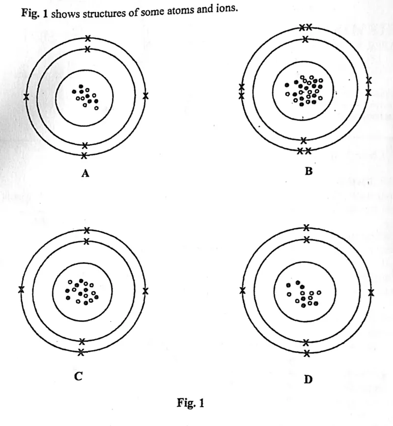 Diagram for Chemistry Paper 2 November 2013 Question 101