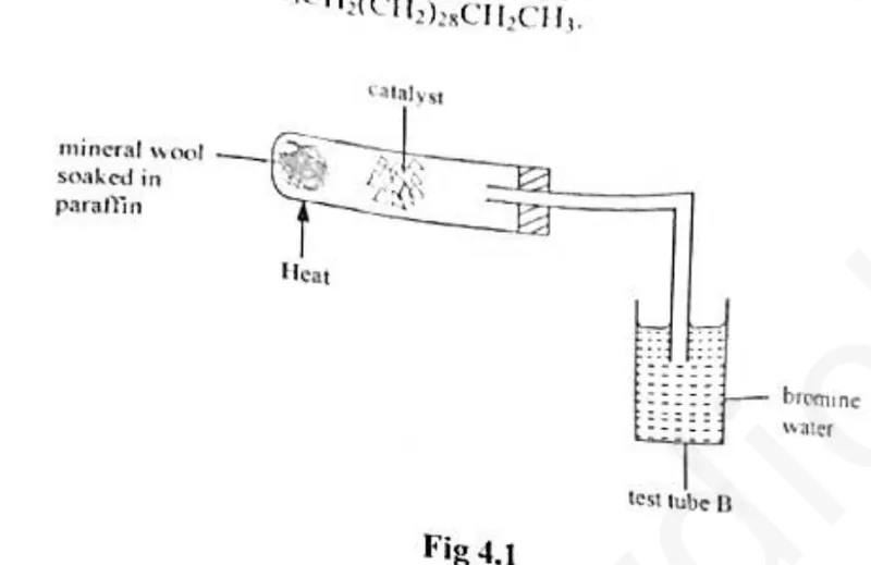 Diagram for Chemistry Paper 2 November 2025 Section A, Question 4