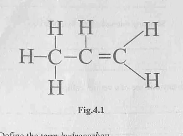Diagram for Combined Science Paper 2 November 2023 Section A, Question 4