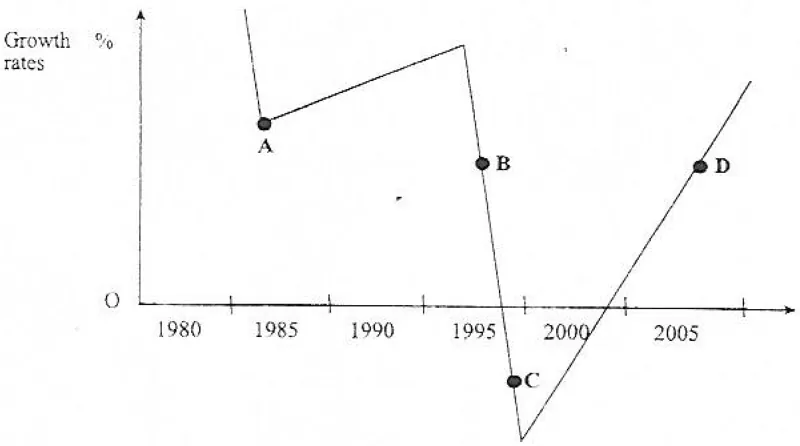 Diagram for Economics Paper 1 November 2010 Question 40