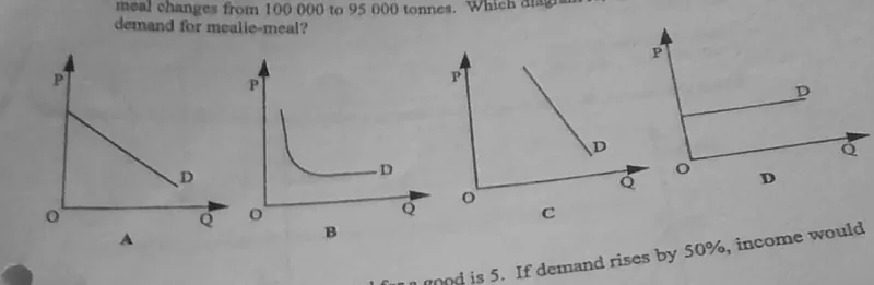 Diagram for Economics Paper 1 June 2011 Question 5