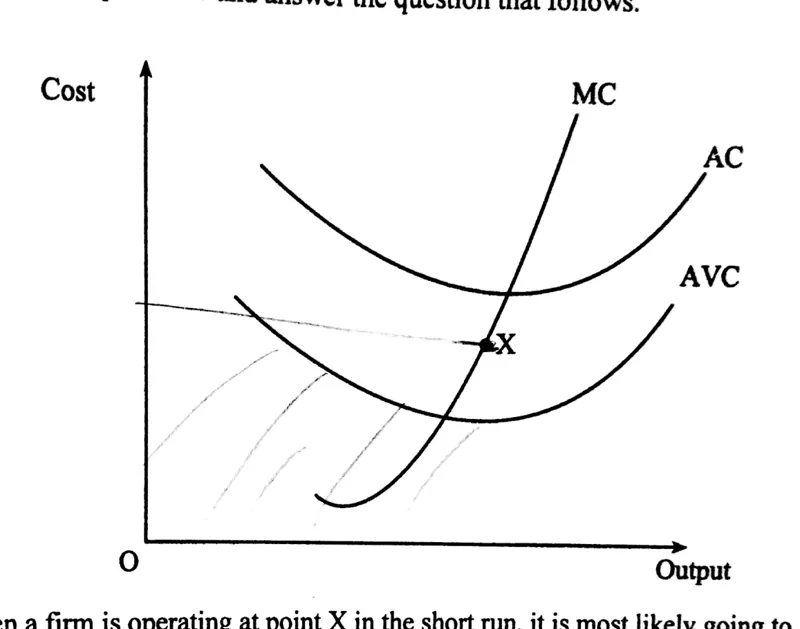 Diagram for Economics Paper 1 November 2018 Question 11