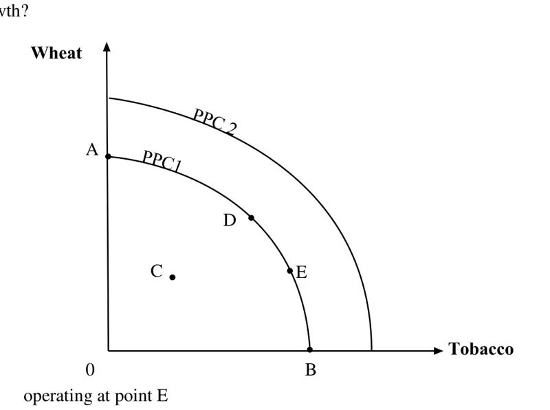 Diagram for Economics Paper 1 Specimen 2018 Question 33