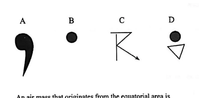 Diagram for Geography Paper 1 November 2019 Question 13
