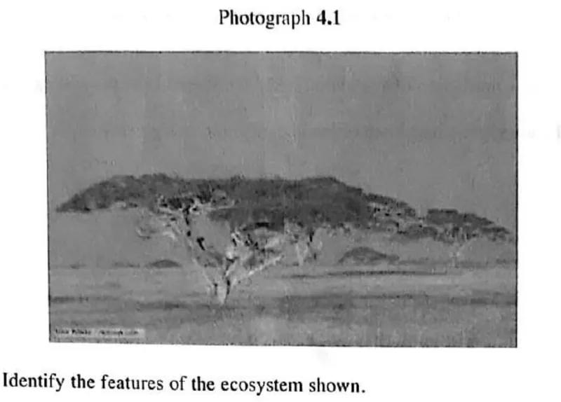 Diagram for Geography Paper 2 November 2018 Question 402