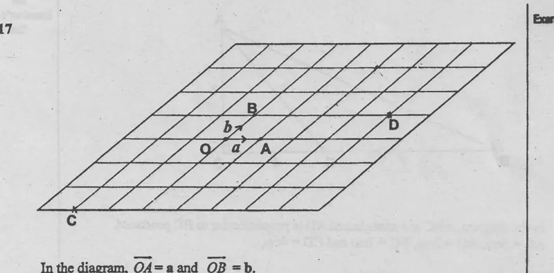 Diagram for Mathematics Paper 1 November 2000 Question 1702