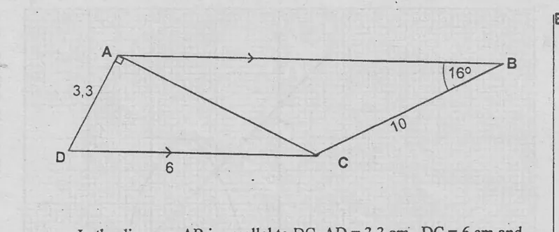 Diagram for Mathematics Paper 1 November 2001 Question 2601