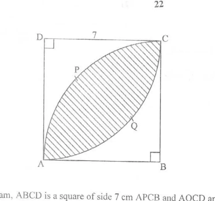 Diagram for Mathematics Paper 1 November 2007 Question 2201