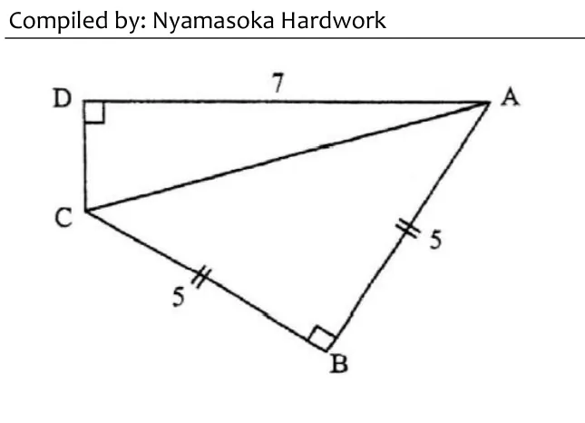 Diagram for Mathematics Paper 1 June 2010 (topical set) Question 1201