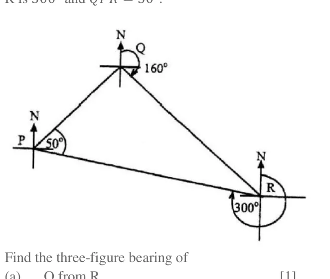 Diagram for Mathematics Paper 1 June 2010 (topical set) Question 1701