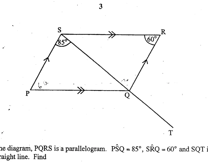 Diagram for Mathematics Paper 1 June 2011 Question 301