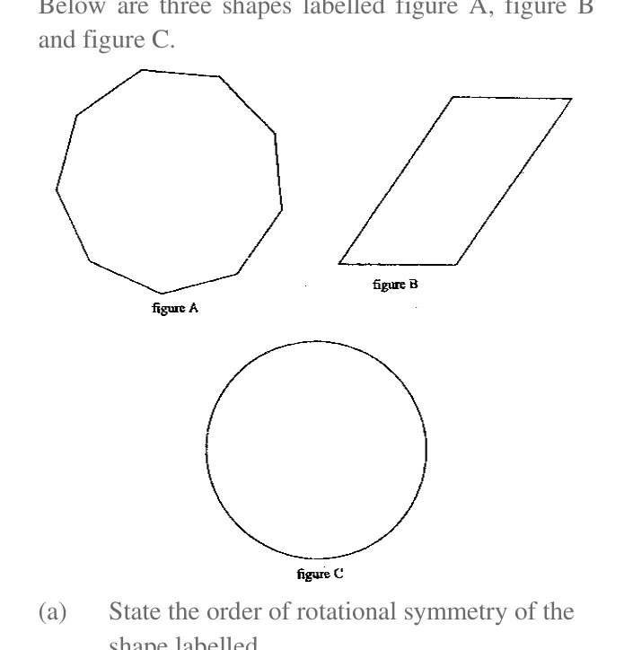 Diagram for Mathematics Paper 1 June 2012 (topical set) Question 18
