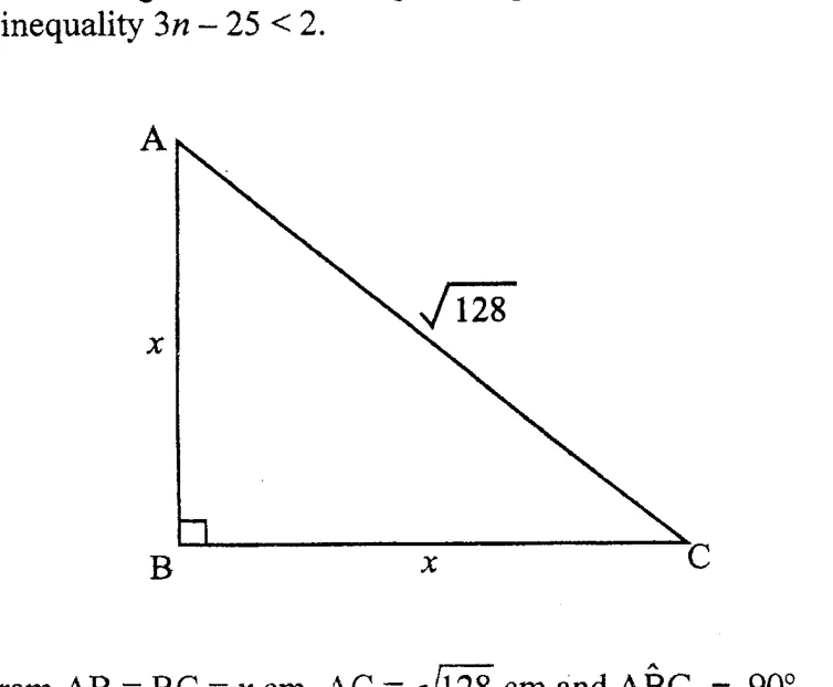 Diagram for Mathematics Paper 1 June 2013 Question 2402