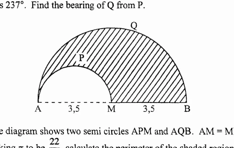 Diagram for Mathematics Paper 1 June 2014 Question 2302