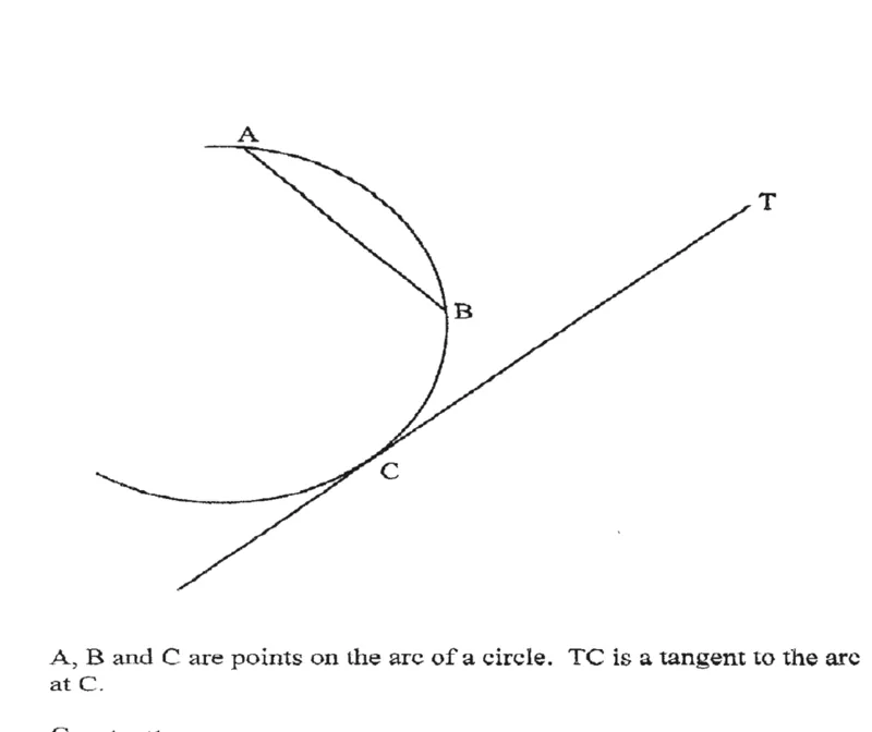 Diagram for Mathematics Paper 1 November 2014 resit Question 2301