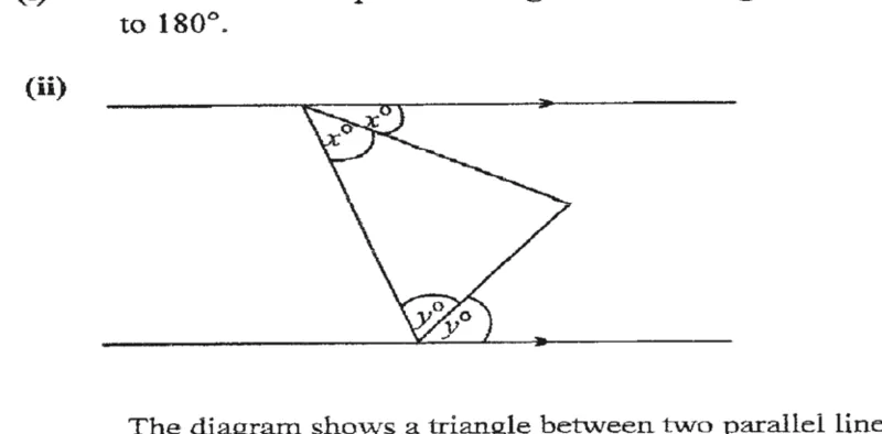Diagram for Mathematics Paper 1 November 2014 resit Question 2402