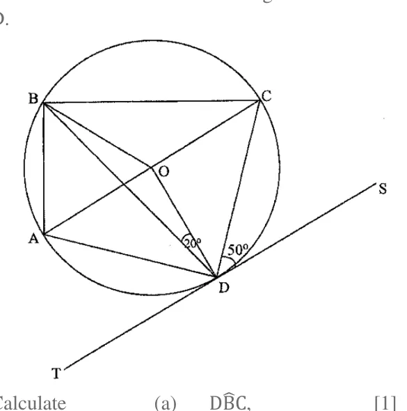 Diagram for Mathematics Paper 1 June 2016 (topical set) Question 2501
