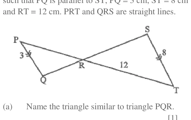 Diagram for Mathematics Paper 1 November 2017 (topical set) Question 2601