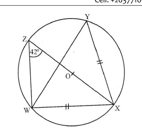 Diagram for Mathematics Paper 1 June 2018 (topical set) Question 701