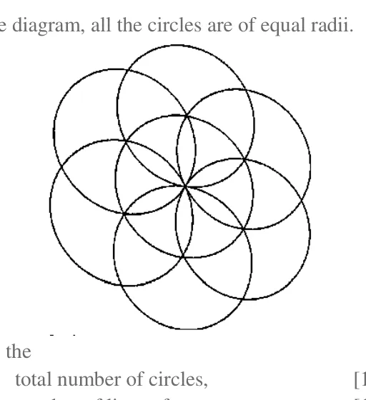 Diagram for Mathematics Paper 1 June 2019 (topical set) Question 11