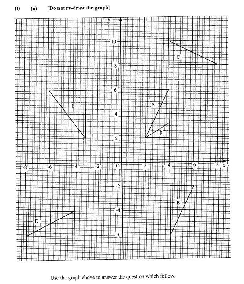 Diagram for Mathematics Paper 2 November 2007 Question 1001