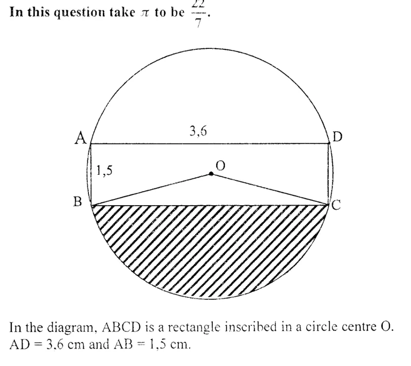 Diagram for Mathematics Paper 2 November 2007 Question 502