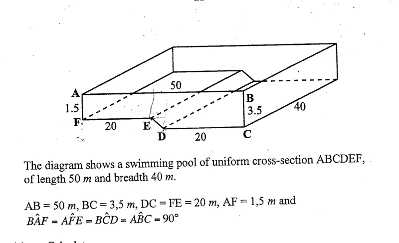 Diagram for Mathematics Paper 2 June 2010 Question 1101
