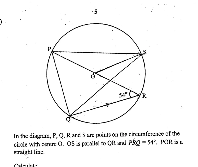 Diagram for Mathematics Paper 2 June 2010 Question 504