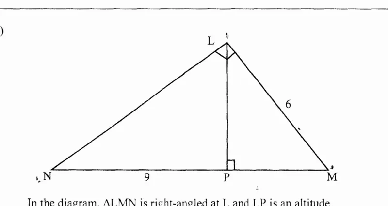 Diagram for Mathematics Paper 2 November 2014 Question 401