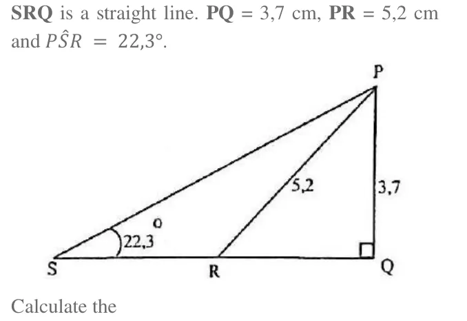 Diagram for Mathematics Paper 2 November 2019 (topical set) Question 30201