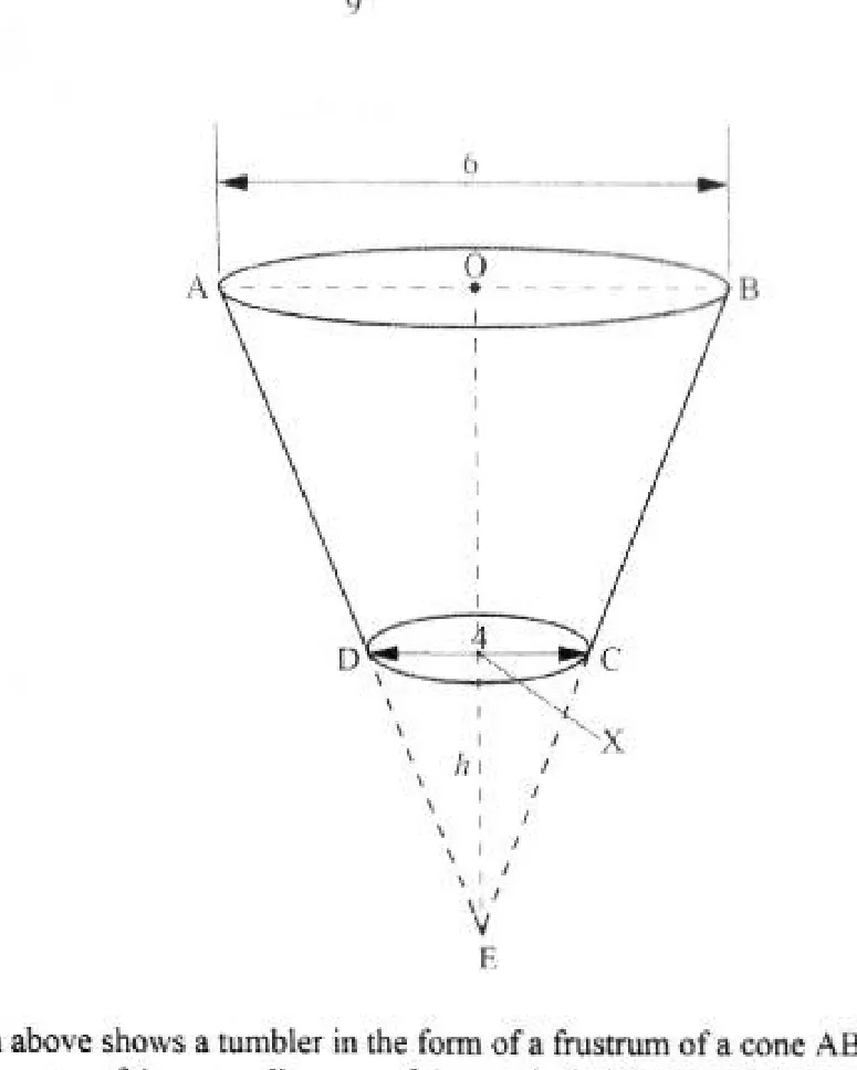 Diagram for Mathematics Paper 2 November 2021 Question 1201
