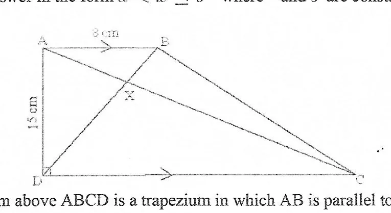 Diagram for Mathematics Paper 2 November 2022 Question 504