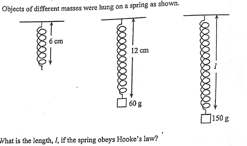 Diagram for Physics Paper 1 November 2016 Question 5