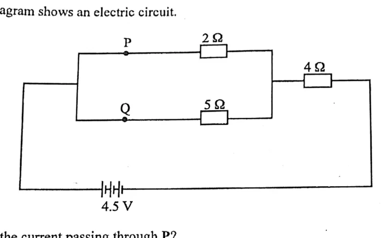 Diagram for Physics Paper 1 November 2017 Question 32
